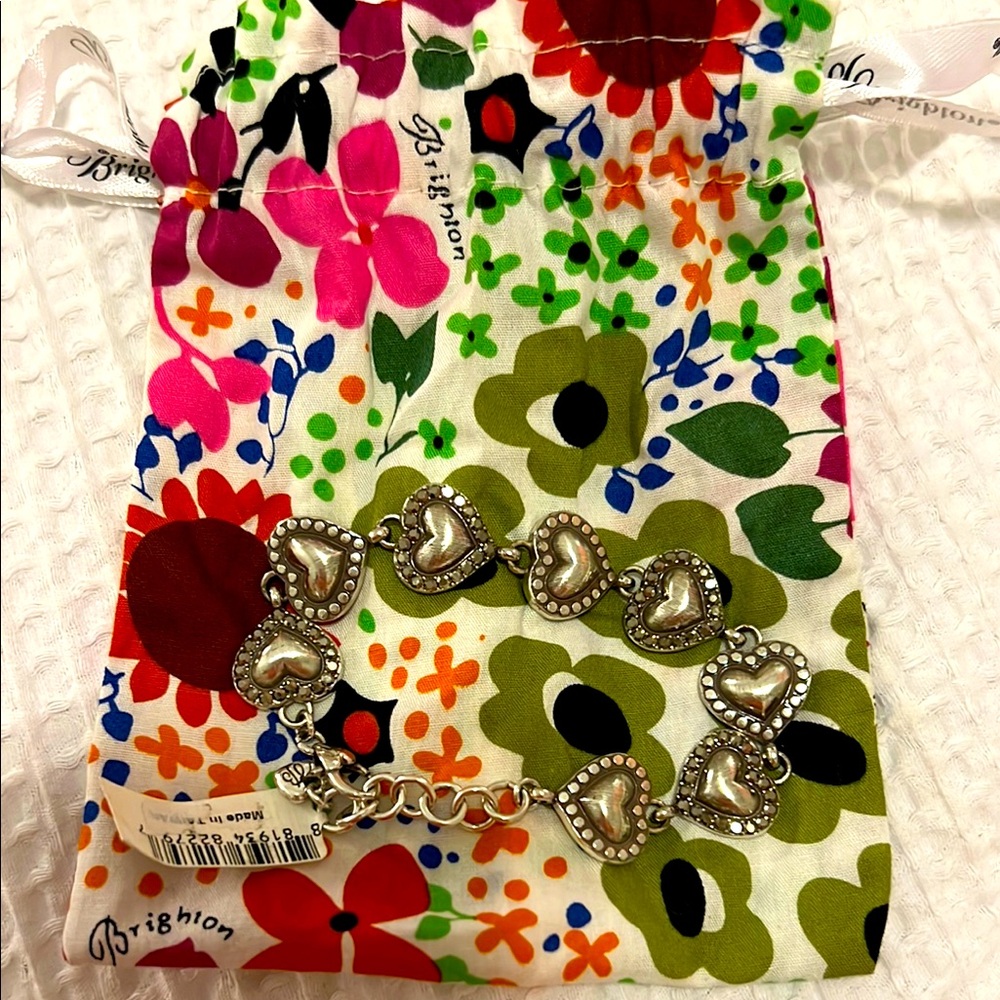 Brighton Silver Heart Bracelet